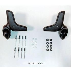 GT LINE-KIN.1088-JUEGO DE 2 RUEDAS PARA MALETA REVO WHEELS (VERSIÓN ACTUAL)