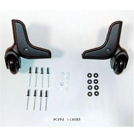 GT LINE-KIN.1088-JUEGO DE 2 RUEDAS PARA MALETA REVO WHEELS (VERSIÓN ACTUAL)