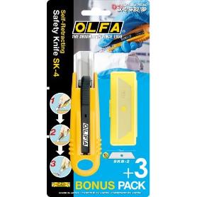 OLFA-SK-4/SKB2/BP-CúTER DE SEGURIDAD SK-4 CON 3 CUCHILLAS SKB-2