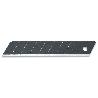OLFA-LBB-30B-PACK DE 30 CUCHILLAS TROCEABLES NEGRAS EXCEL BLACK DE 18 MM EN CAJA DE PLÁSTICO CON CLIP