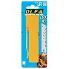 OLFA-LB-30B-PACK DE 30 CUCHILLAS TROCEABLES PLATEADAS DE 18 MM EN CAJA DE PLÁSTICO CON CLIP