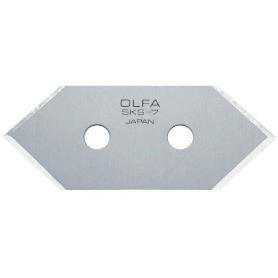 OLFA-MCB-1-PACK DE 5 CUCHILLAS CORTE 45  49X20X0,3 MM PLATEADAS