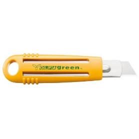 OLFA-SK-4/GREEN-CúTER PLÁSTICO RECICLADO CON CUCHILLA TRAPEZOIDAL DE 17,5 MM