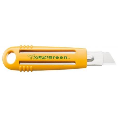 OLFA-SK-4/GREEN-CúTER PLÁSTICO RECICLADO CON CUCHILLA TRAPEZOIDAL DE 17,5 MM