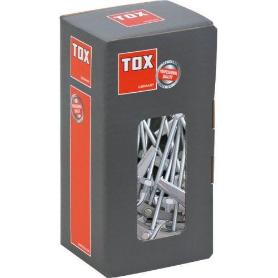 TOX-024100121-CAJA DE 25 TACOS AUTOEXPANSIBLES TICKI N SPAGAT (DIAMETRO  25 MM, SW 10, ROSCA M6, -L- 100 MM)