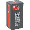 TOX-024100121-CAJA DE 25 TACOS AUTOEXPANSIBLES TICKI N SPAGAT (DIAMETRO  25 MM, SW 10, ROSCA M6, -L- 100 MM)