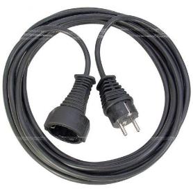 BRENNENSTUHL-1165480-ALARGADOR ELÉCTRICO IP20 H05VV-F3G1,5 DE 25 M (NEGRO)