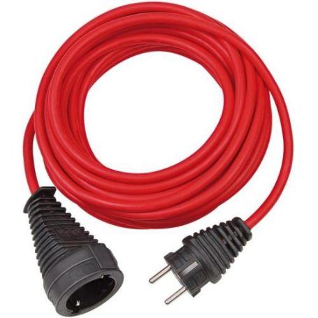 BRENNENSTUHL-1167470-ALARGADOR ELÉCTRICO IP20 H05VV-F3G1,5 DE 25 M (ROJO)