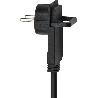 BRENNENSTUHL-1168980010-ALARGADOR ELÉCTRICO IP20 H05VV-F3G1,5 DE 10 M (NEGRO) CON CLAVIJA PLANA