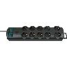 BRENNENSTUHL-1153300120-BASE MúLTIPLE PRIMERA-LINE NEGRA (10 TOMAS)