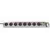 BRENNENSTUHL-1153340315-BASE MúLTIPLE CON PROTECCIÓN CONTRA SOBRETENSIÓN SUPER-SOLID COLOR PLATA (5 TOMAS)