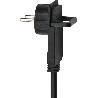BRENNENSTUHL-1153300100-BASE MúLTIPLE COMFORT-LINE PLUS NEGRA CON CLAVIJA PLANA (6 TOMAS)