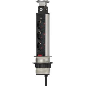 BRENNENSTUHL-1396200003-BASE MúLTIPLE RETRÁCTIL PARA MESAS TOWER POWER