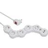 BRENNENSTUHL-1155350210-BASE MúLTIPLE MANIOBRABLE VARIO-POWER CON PUERTOS USB