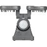 BRENNENSTUHL-1178900200-FOCO LED DE PARED DOBLE A BATERÍA LUFOS 420 CON DETECTOR DE MOVIMIENTO (240 X 2 LM)