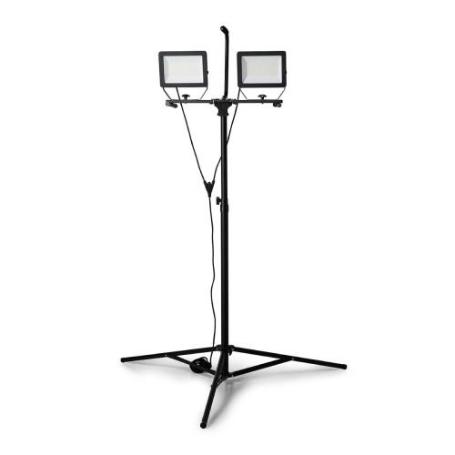 STAK-ST755NG-2 FOCOS LED SOBRE TRÍPODE, 2 X 100W, 17.000 LUMEN CABLE 3M, IP65 MINOS