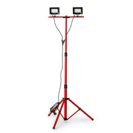 VELAMP-IS747NG-FOCO DE TRABAJO LED 2 X 20W SMD + TRÍPODE CABEZAL DOBLE