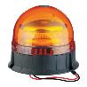 STAK-ST380-BALIZA GIRATORIA DE 12/24 V CON BASE PLANA Y 2 CABLES 20W COLOR NARANJA