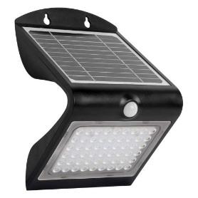 VELAMP-SL237-APLIQUE LED DE 4 W (500 LM) CON CARGA SOLAR Y SENSOR DE MOVIMIENTO COLOMBA