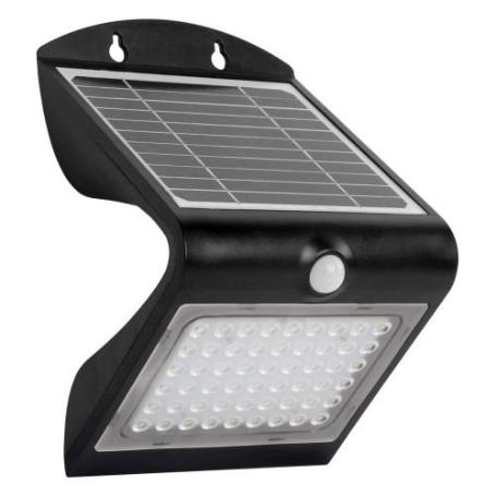 VELAMP-SL237-APLIQUE LED DE 4 W (500 LM) CON CARGA SOLAR Y SENSOR DE MOVIMIENTO COLOMBA