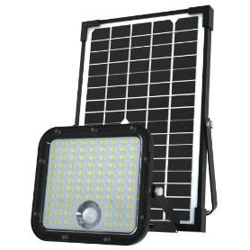 VELAMP-SL366-PROYECTOR LED CON DETECTOR DE PRESENCIA Y PANEL SOLAR REMOTO CUBE 4.800 LM