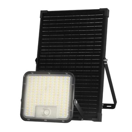 VELAMP-SL367-PROYECTOR LED CON DETECTOR DE PRESENCIA Y PANEL SOLAR REMOTO CUBE 9.600 LM