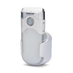 VELAMP-R720H-PUNTO DE LUZ CON DETECCIÓN DE PRESENCIA + LUZ DE EMERGENCIA + LINTERNA LED CON ENCHUFE EUROPEO HORIZON