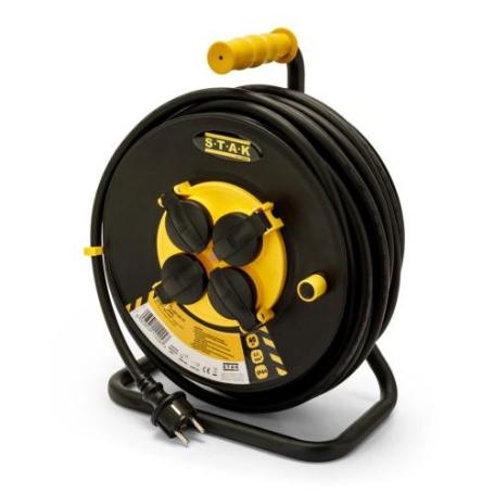 STAK-REELART-DE-25-ENROLLACABLES PROFESIONAL 4 TOMAS REELART (25 M)