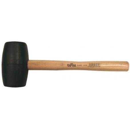 ATM-A403-MAZA DE GOMA MANGO MADERA (DIAMETRO  75 MM CABEZA 128 MM LARGO 350 MM)