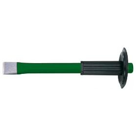 ATM-341300V-ESCARPA DE ALBAÑIL CON EMPUÑADURA DE SEGURIDAD SERIE VERDE (300X26 MM )