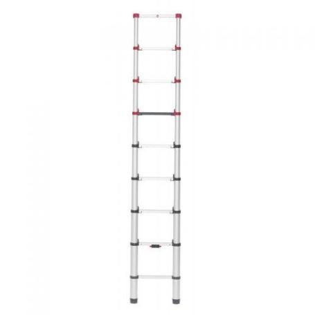 HAILO-7113-092-ESCALERA TELESCÓPICA DE ALUMINIO FLEXLINE 260 DE 9 PELDAÑOS