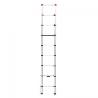 HAILO-7113-092-ESCALERA TELESCÓPICA DE ALUMINIO FLEXLINE 260 DE 9 PELDAÑOS