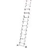 HAILO-7113-112-ESCALERA TELESCÓPICA DE ALUMINIO FLEXLINE 320 DE 11 PELDAÑOS
