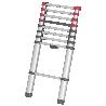 HAILO-7113-112-ESCALERA TELESCÓPICA DE ALUMINIO FLEXLINE 320 DE 11 PELDAÑOS