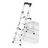 HAILO-8795-001-ESCALERA DE TIJERA TELESCÓPICA TL100 TOPLINE (3-4-5 PELDAÑOS)