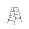 GIERRE-BA220-ESCALERA DE TIJERA DE DOBLE SUBIDA STYLO (4 PELDAÑOS)