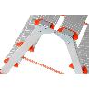 GIERRE-BA250-ESCALERA DE TIJERA DE DOBLE SUBIDA STYLO (7 PELDAÑOS)