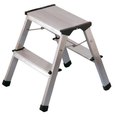 HAILO-4442-701-TABURETE DE ALUMINIO D60 STANDARDLINE (2X2 PELDAÑOS)