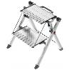HAILO-4310-100-TABURETE ALUMINIO MK80 COMFORTLINE (2 PELDAÑOS)