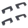 HAILO-9916-061-JUEGO DE 4 PROTECTORES DE PELDAÑO PARA TABURETE D60 STANDARDLINE