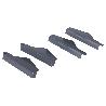 HAILO-9916-061-JUEGO DE 4 PROTECTORES DE PELDAÑO PARA TABURETE D60 STANDARDLINE