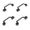 HAILO-9925-001-JUEGO DE 4 EXTREMOS DE PELDAÑO PARA TABURETES D60 STANDARDLINE