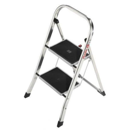 HAILO-4392-801-TABURETE DE ALUMINIO K30 (2 PELDAÑOS)