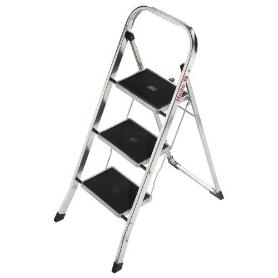 HAILO-4393-801-TABURETE DE ALUMINIO K30 (3 PELDAÑOS)
