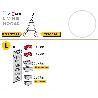 HAILO-9947-001-JUEGO DE 4 TACOS EASYCLIX LIVING (HOGAR) TAMAÑO L
