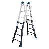 GIERRE-ED065AL-ESCALERA MULTIFUNCIÓN TELESCÓPICA DE ALUMINIO PEPPINA PRO (4+4)