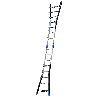 GIERRE-ED075AL-ESCALERA MULTIFUNCIÓN TELESCÓPICA DE ALUMINIO PEPPINA PRO (6+6)