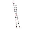 GIERRE-AL002-ESCALERA TELESCÓPICA MULTIPOSICIÓN DE ALUMINIO PEPPINA DE 125 KG (4+4 PELDAÑOS)