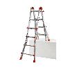 GIERRE-AL004-ESCALERA TELESCÓPICA MULTIPOSICIÓN DE ALUMINIO PEPPINA DE 125 KG (5+5 PELDAÑOS)