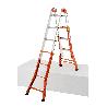 GIERRE-AM010-ESCALERA TELESCÓPICA MULTIPOSICIÓN MIXTA PEPPINA 125 KG (4+4 PELDAÑOS)